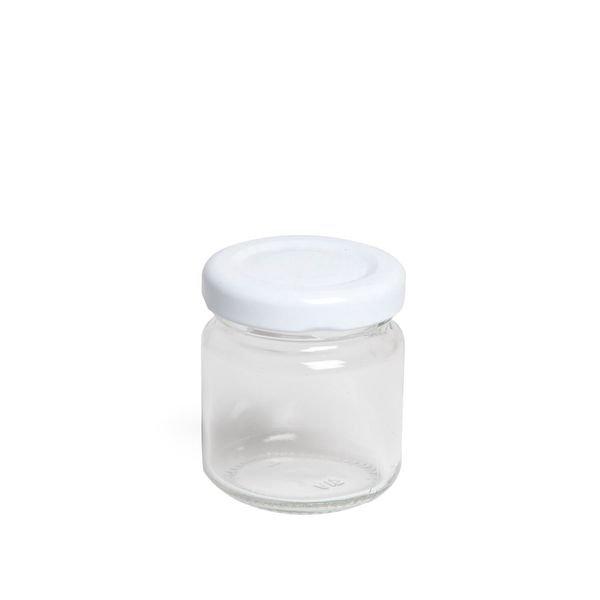 Inmaakpot glad met deksel, mini, 50 ml