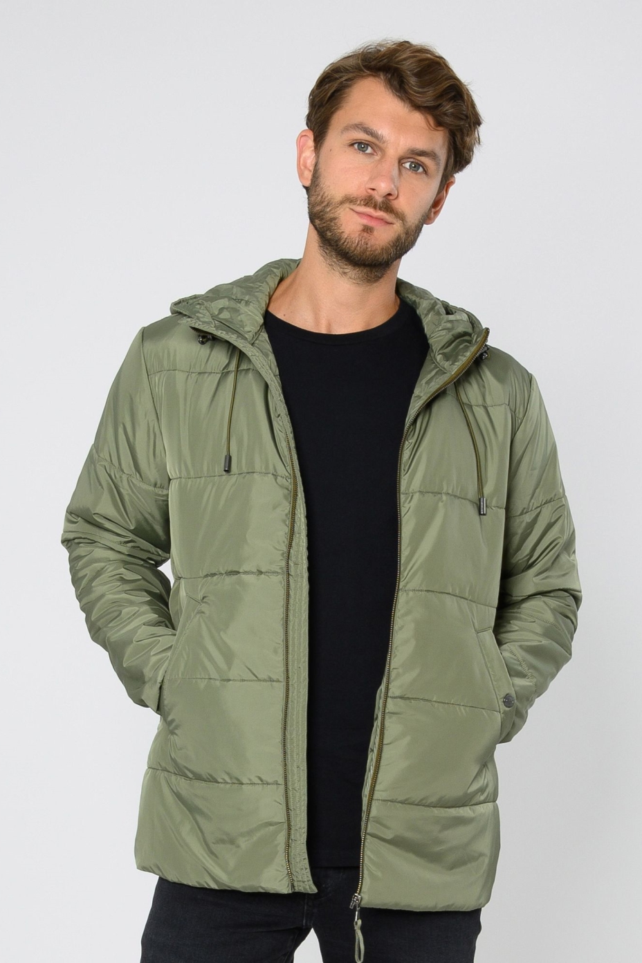 ThokkThokk mannen vegan Jas Kapok Deep Lichen Green