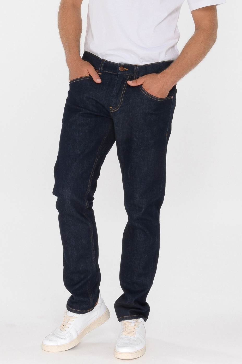 ThokkThokk mannen vegan Jeans Taps Toelopend Indigo