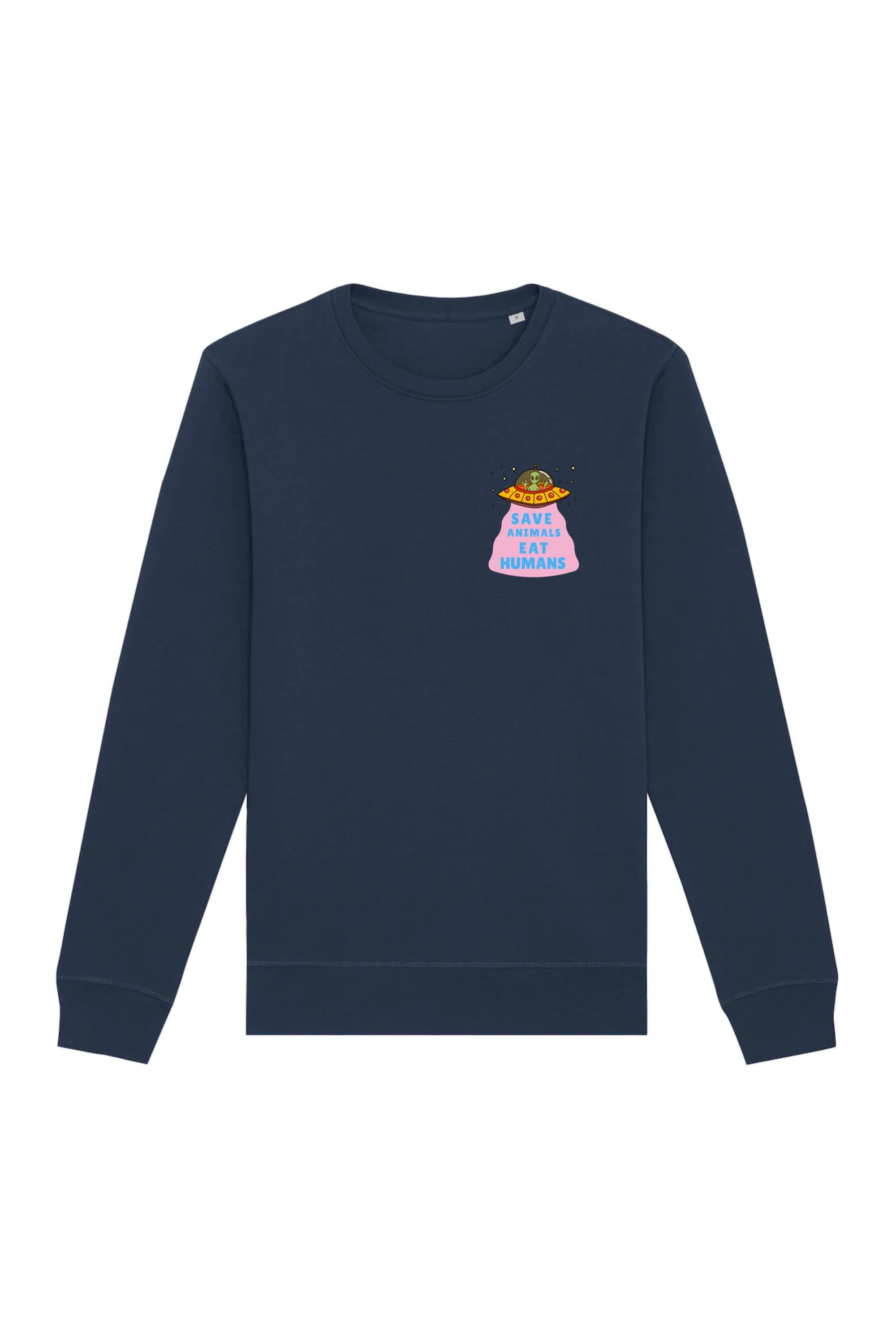 Oat Milk Club Vegan Sweatshirt - Navy