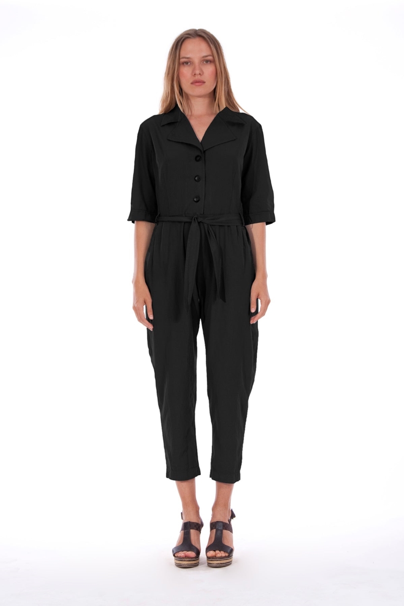 RAVENS VIEW IBIZA  Jumpsuit Chique Mono Zwart