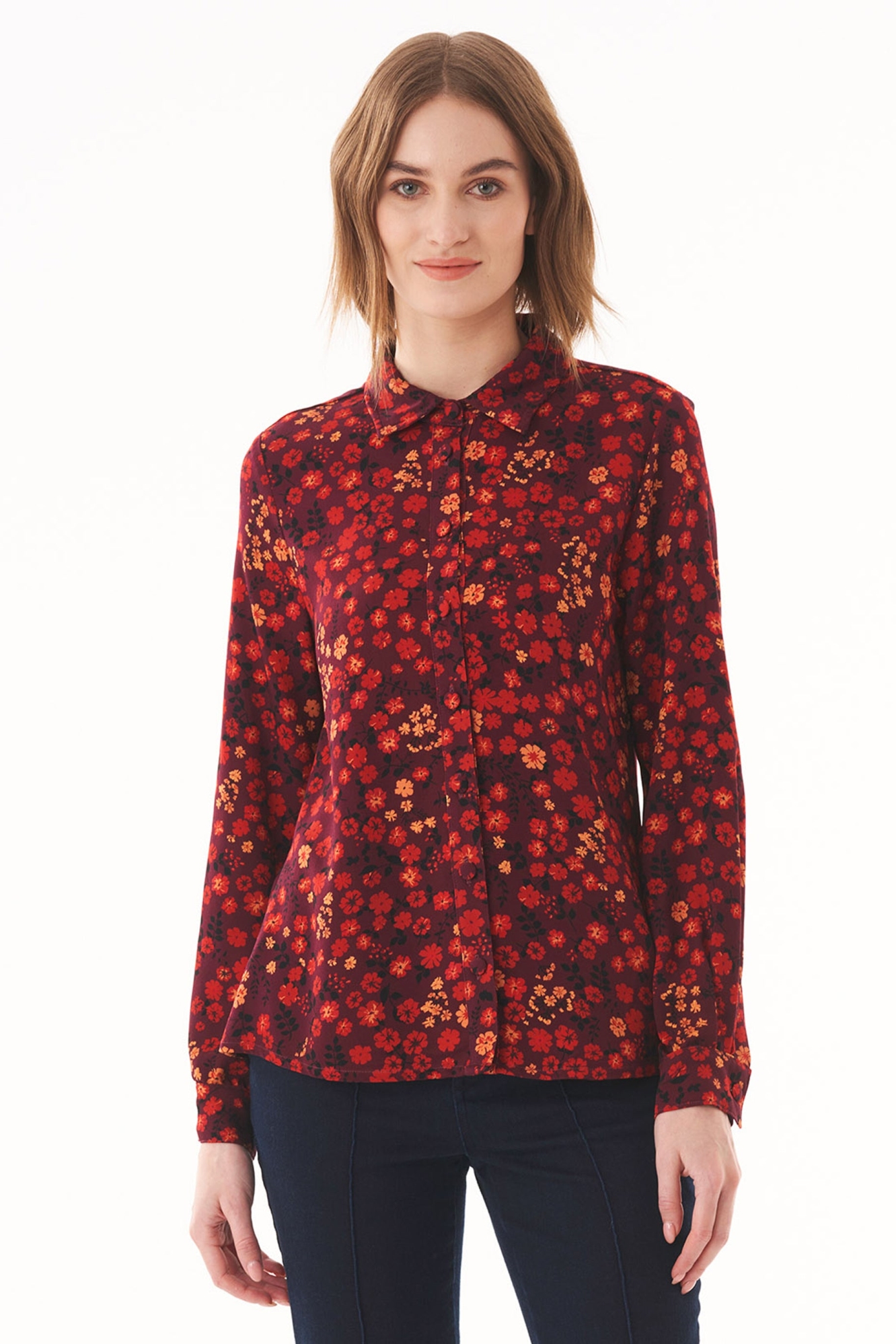 ORGANICATION  Blouse Rood