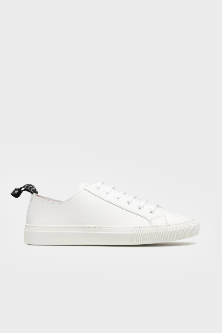 Good Guys Don't Wear Leather mannen vegan Sneaker Samo Wit