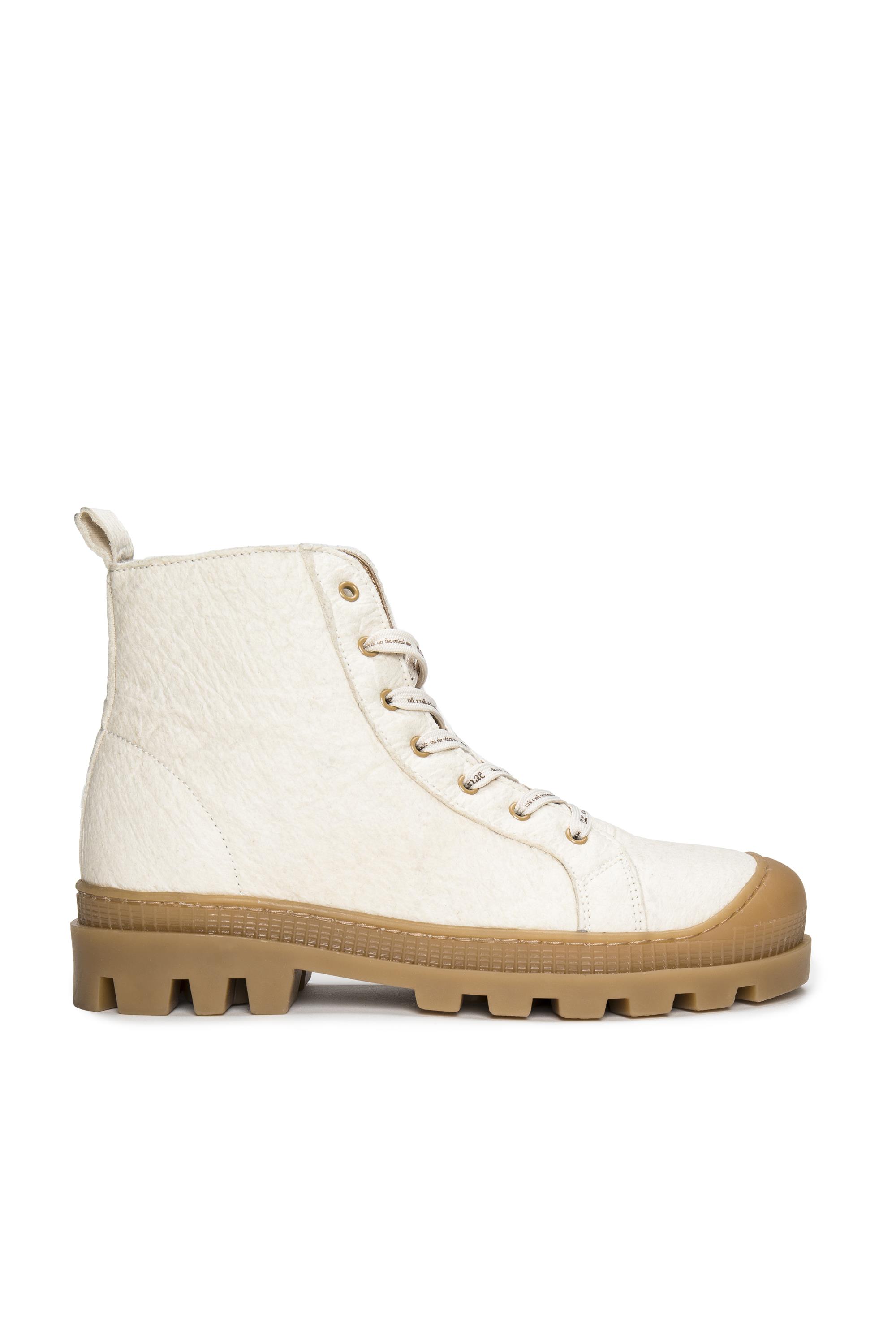Nae  Sneaker Boots Noah Piñatex Wit
