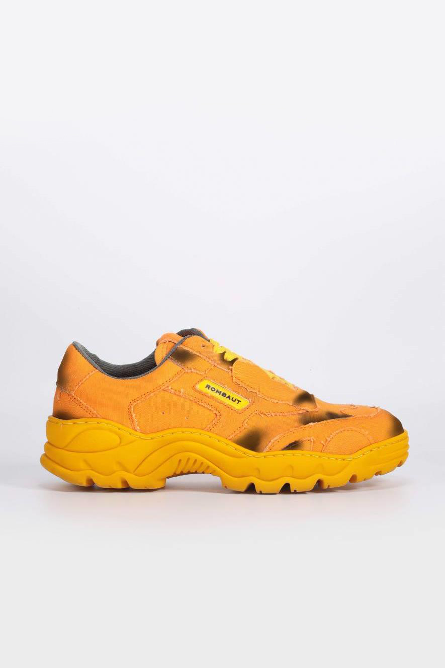 Rombaut mannen vegan Sneakers Boccaccio Oranje
