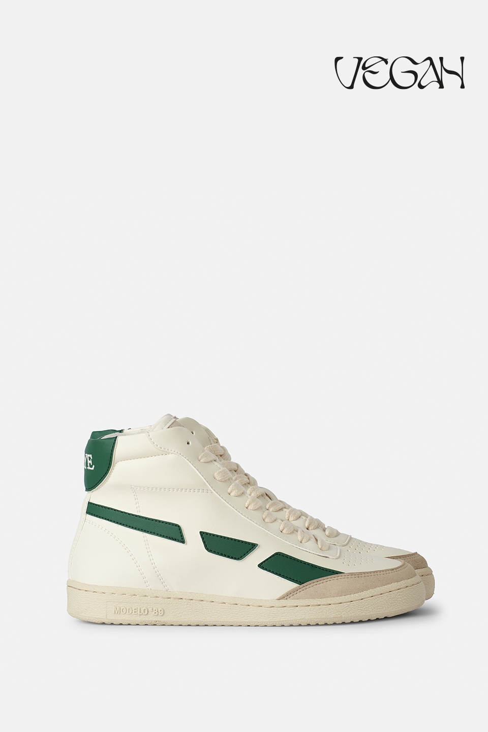 SAYE mannen vegan Sneakers Modelo '89 Hi Groen