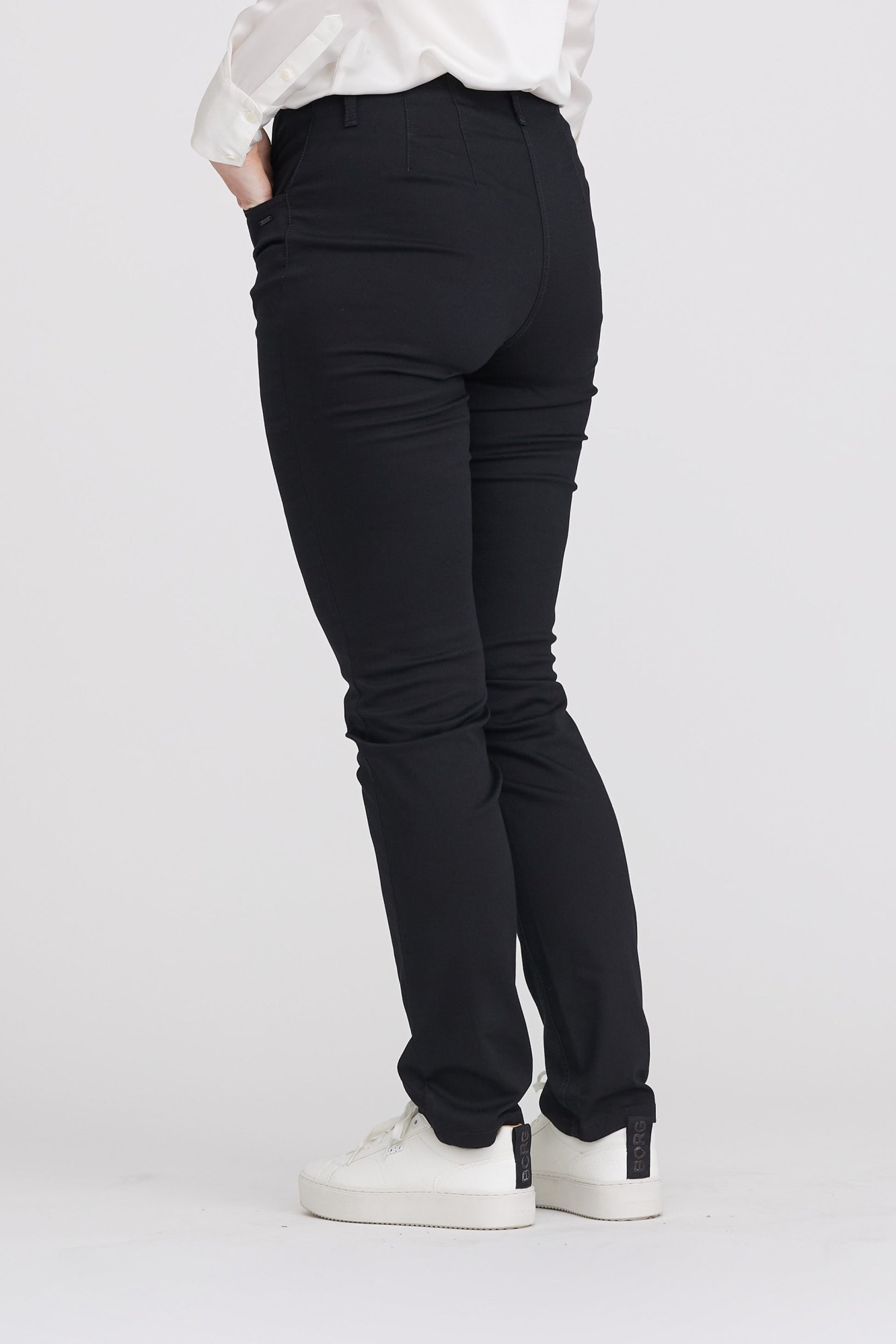 LAURIE  Broek Kelly Regular Ll Zwart