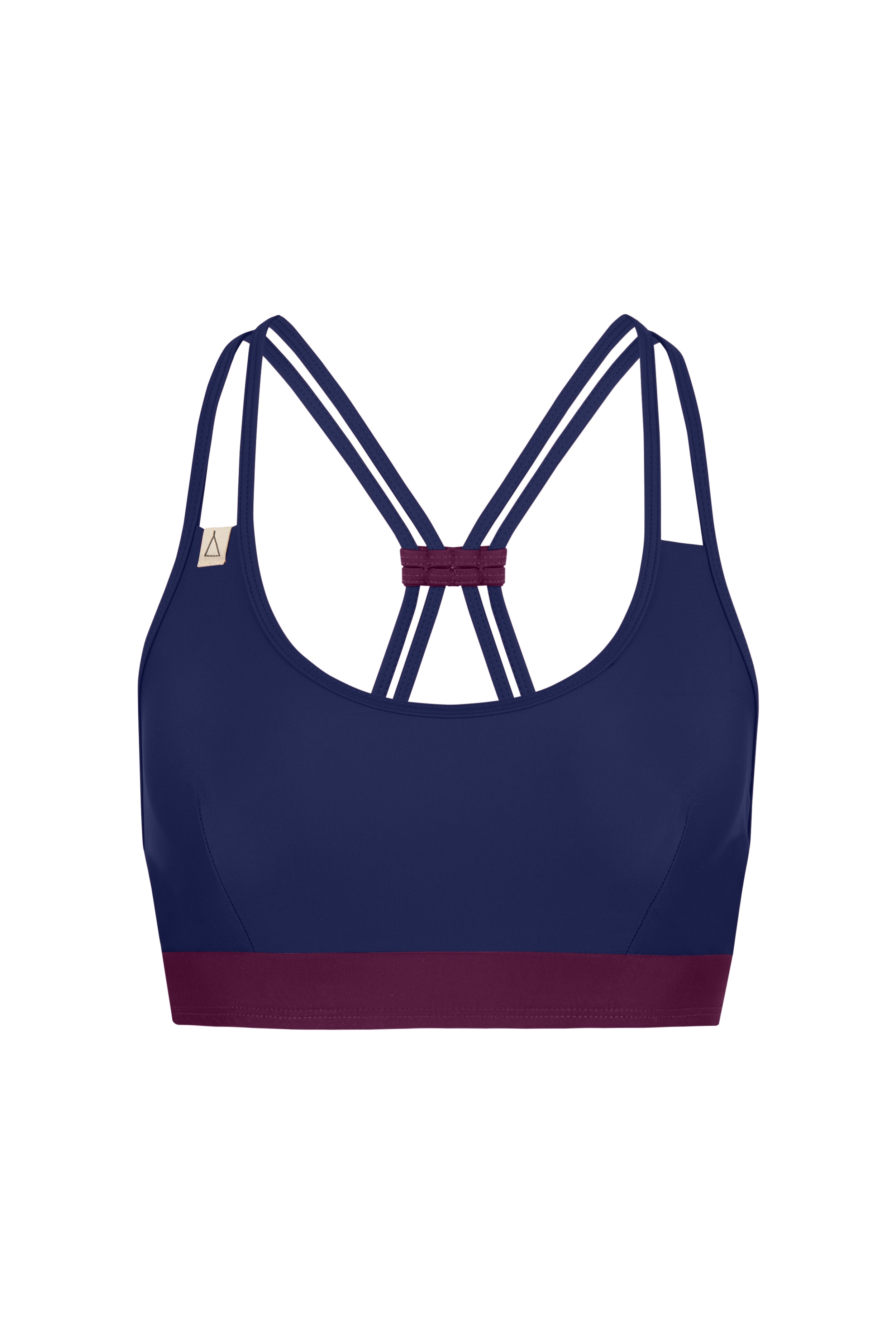 Inaska  Bikini Sporttop Bustier Move Donkerblauw Berry