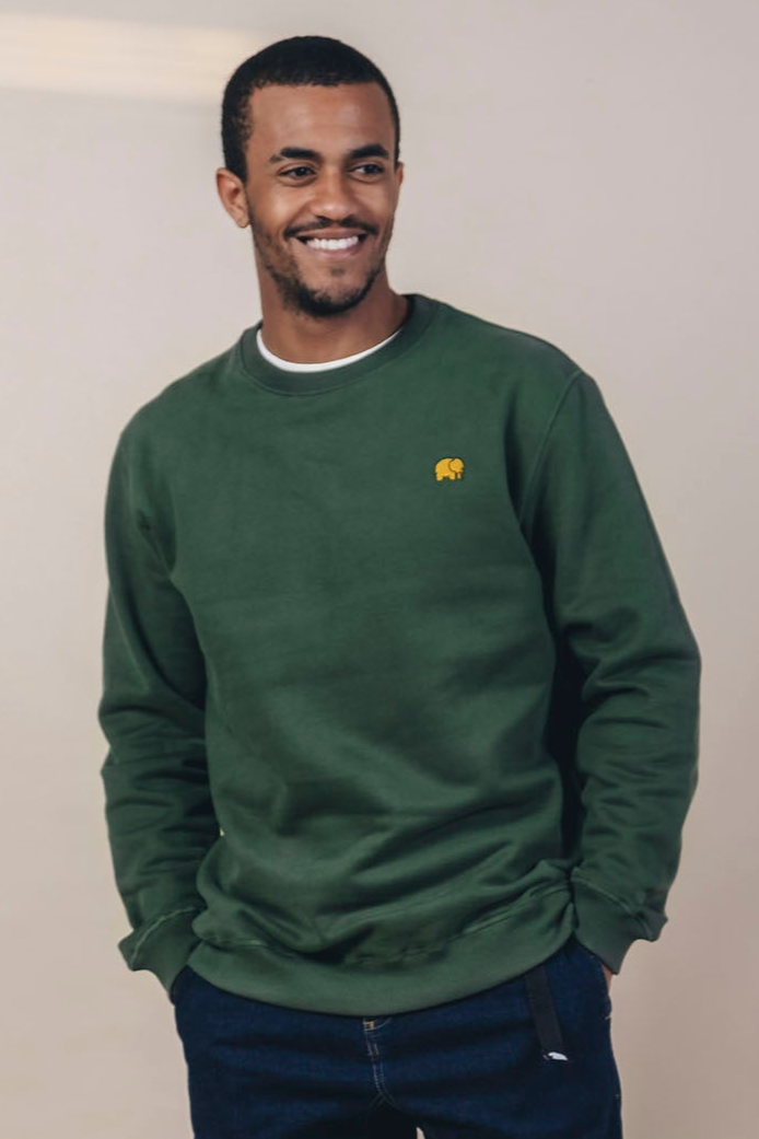Trendsplant mannen vegan Trui Essential Pastures Groen
