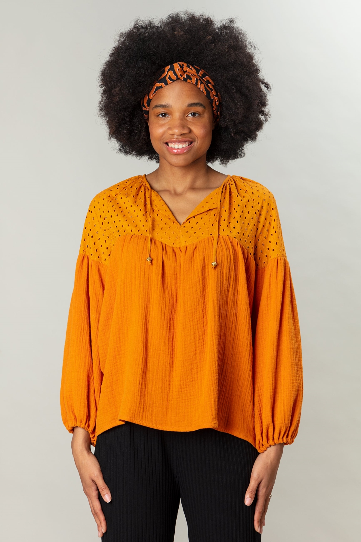 MAHLA  Delilah Blouse Gebrand Oranje