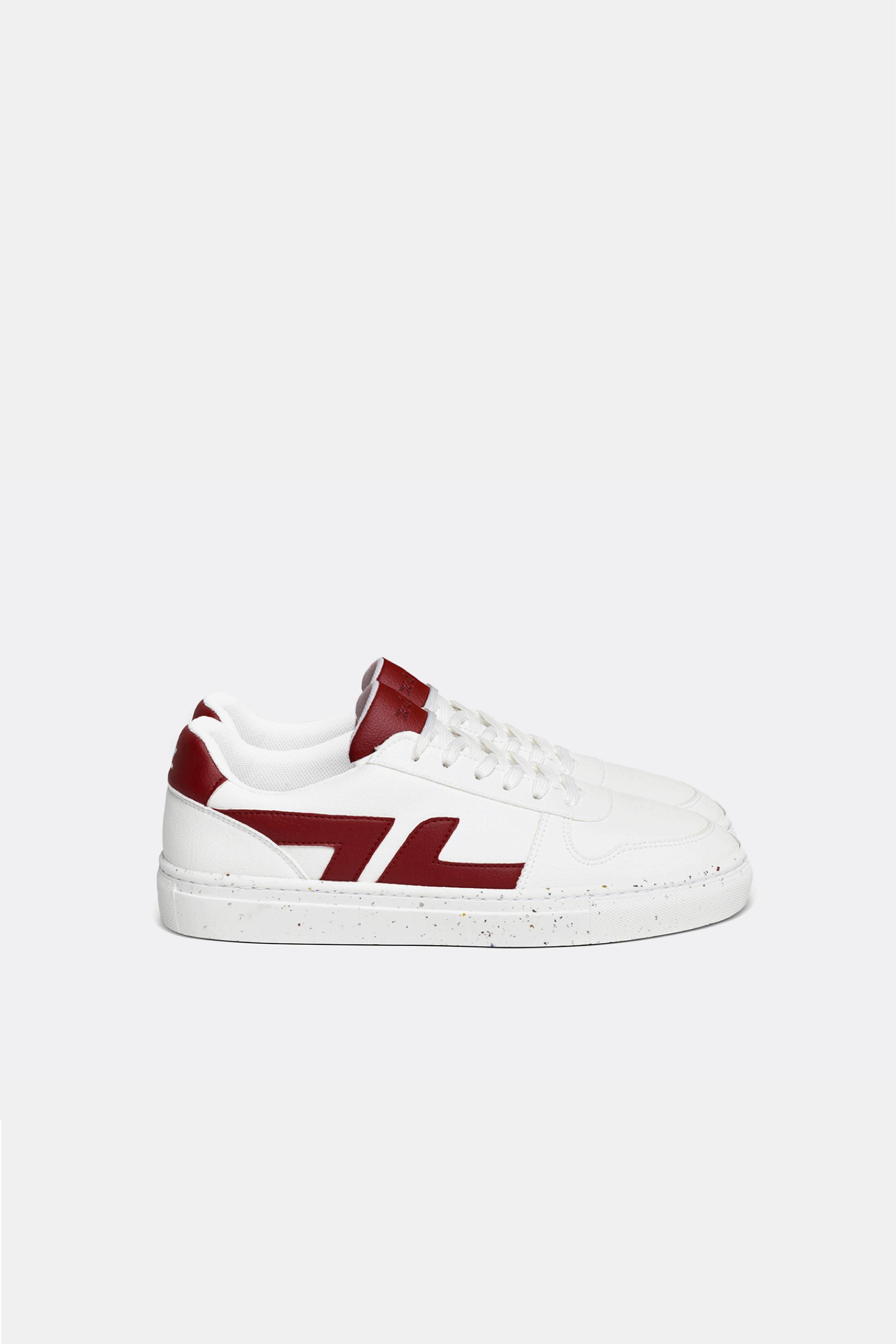 ZÃ¨ta mannen vegan Sneakers Alpha Donkerrood