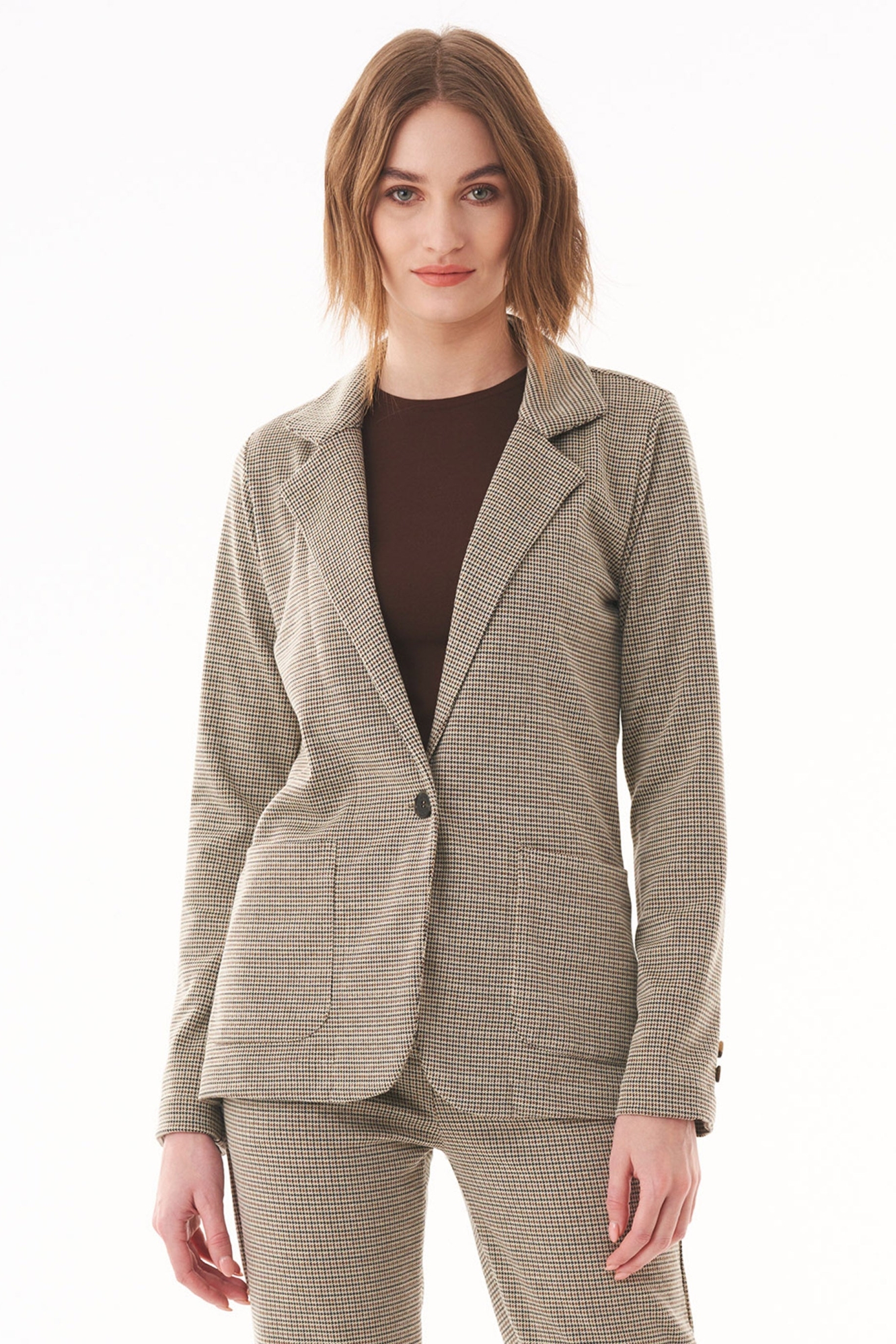 ORGANICATION  Houndstooth Blazer