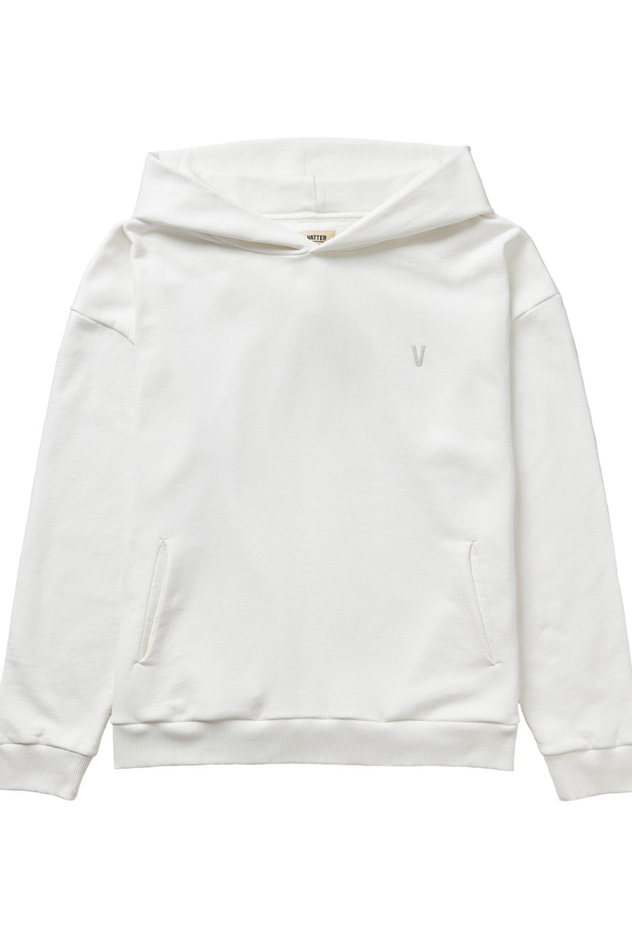 VATTER mannen vegan Hoodie Mellow Mika Gebroken Wit