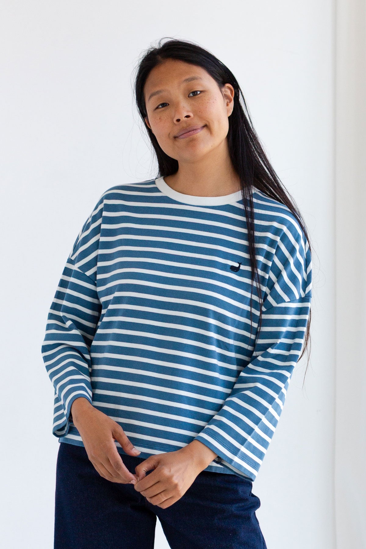 TWOTHIRDS  Top Luma Dusty Blue