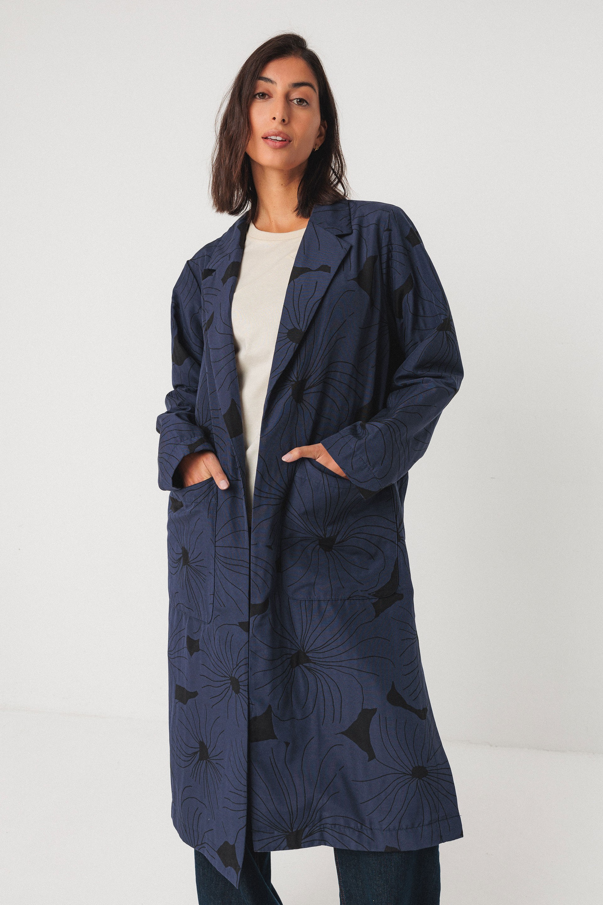 SKFK  Blazer Aia Marineblauw