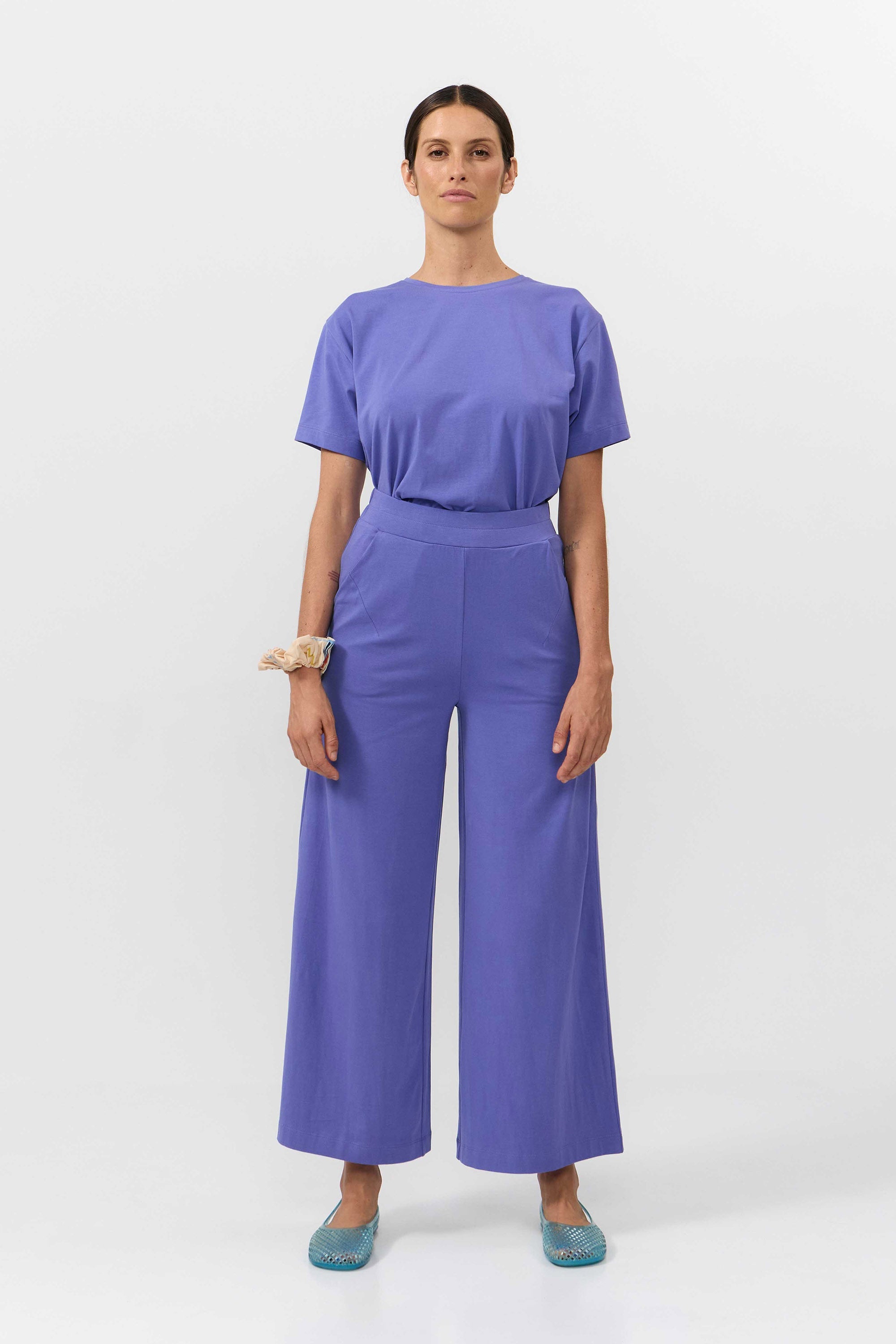 SUITE13LAB  Broek Palau Middenblauw