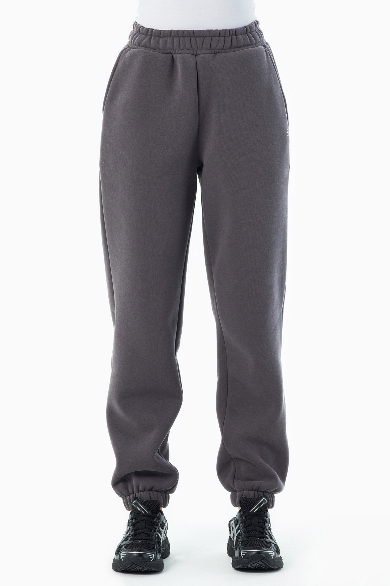 ORGANICATION mannen vegan Joggingbroek Parkerr Shadow Grey