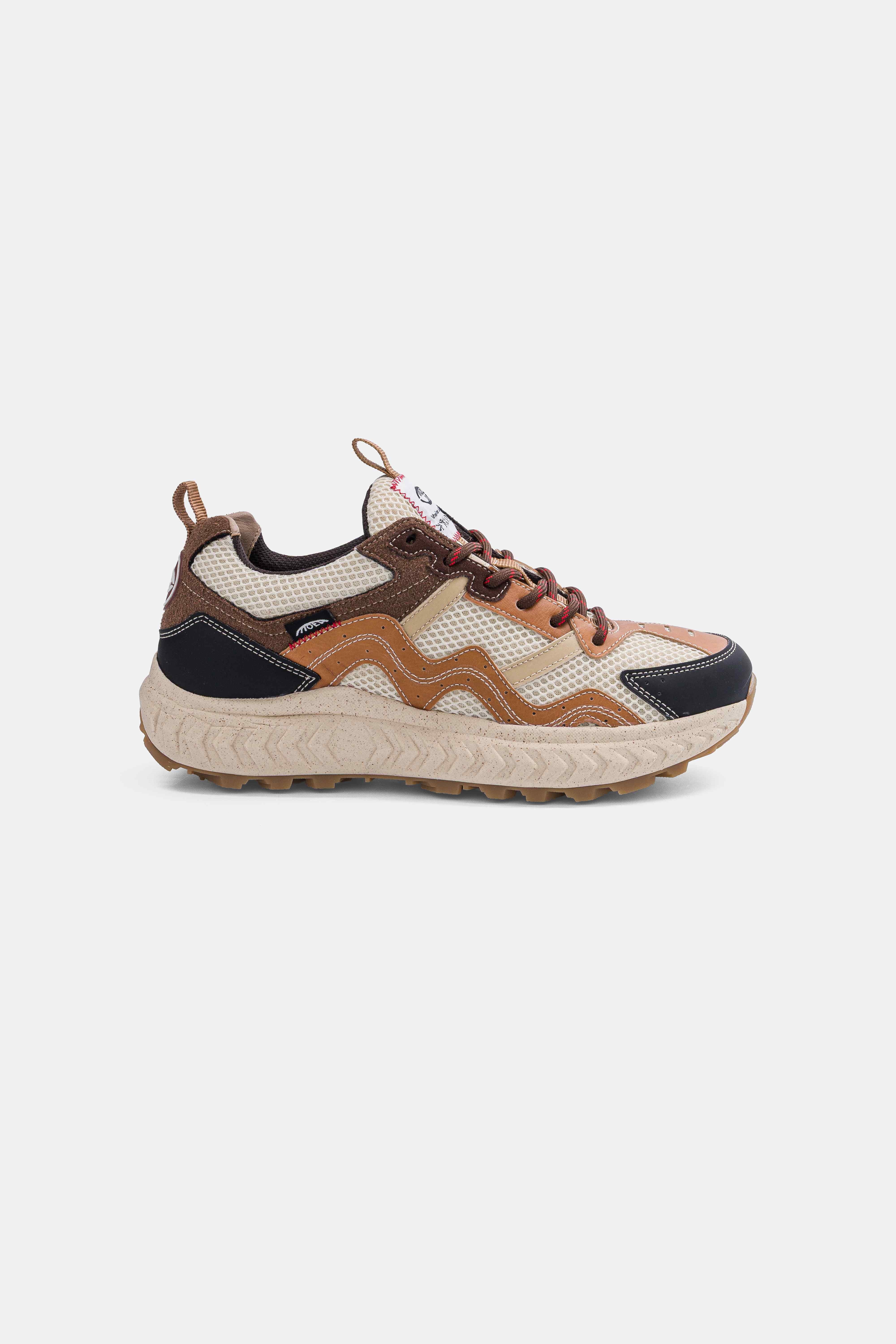 MoEa mannen vegan Sneakers Dune Beige & Brown Corn