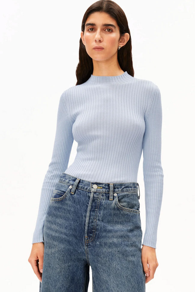 ARMEDANGELS  Top Alaania Mist Blue