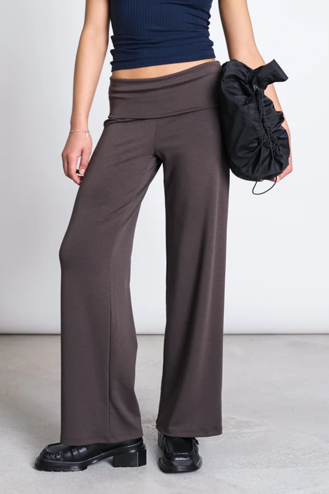 JAN 'N JUNE  Leggings Met Omgeslagen Rand Naro Mud