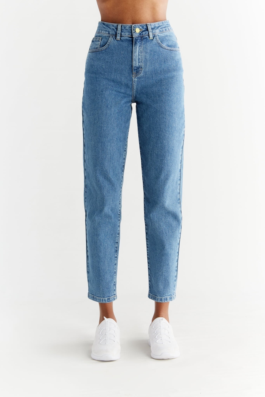 Evermind  Jeans Mom Fit Day Sky Blue