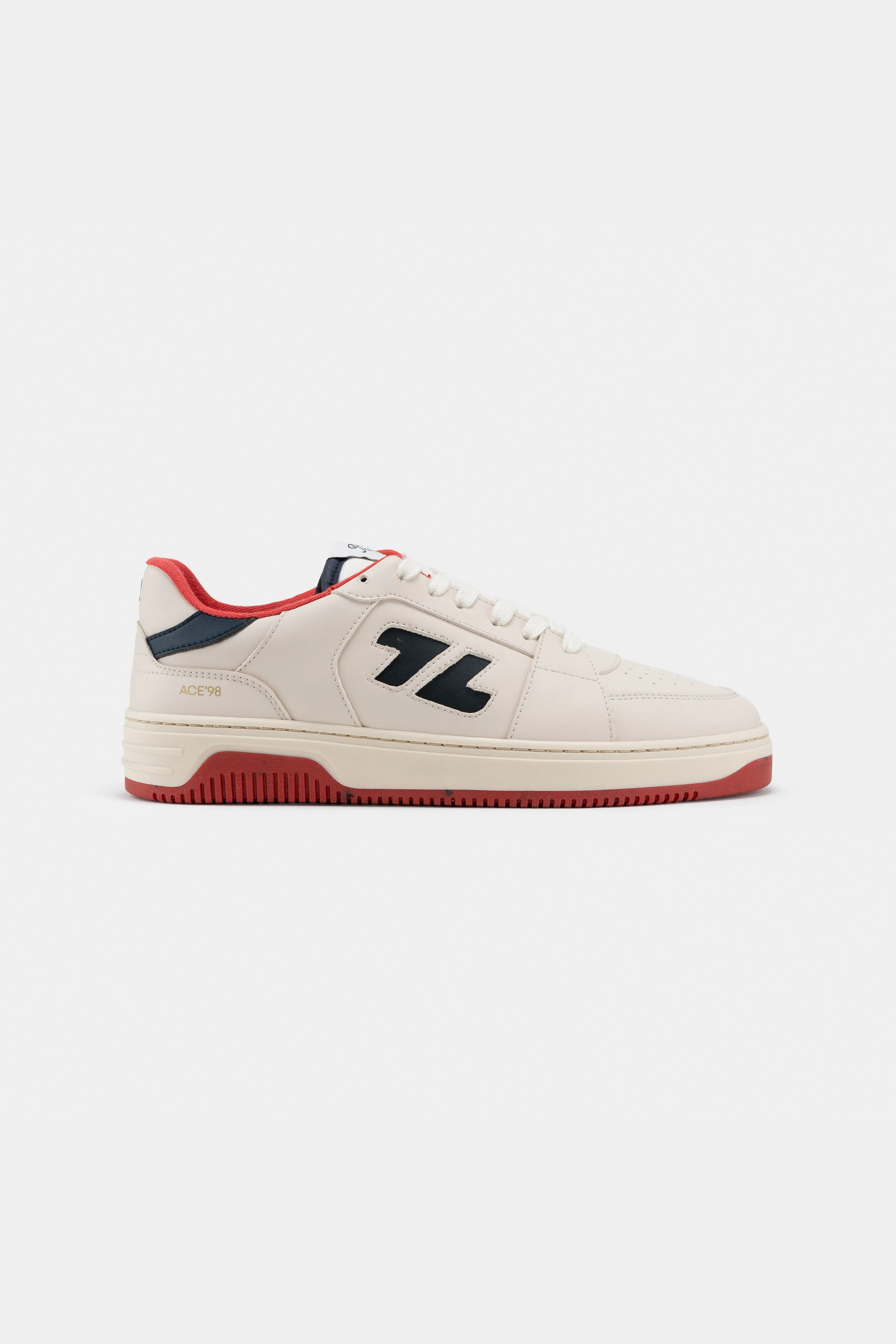 ZÃ¨ta mannen vegan Sneakers Ace98 Rood/Donkerblauw