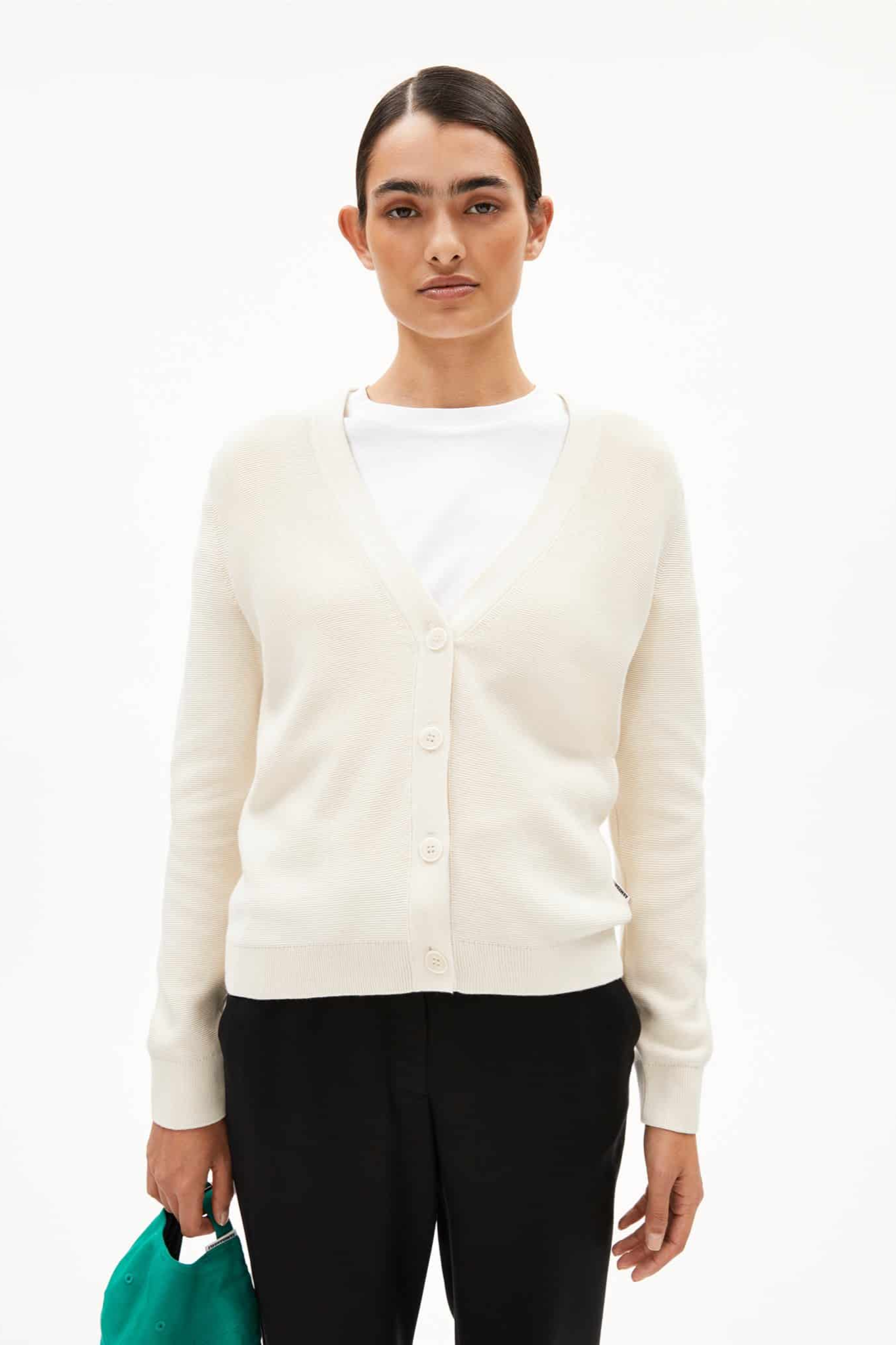 ARMEDANGELS  Cardigan Mentaal Links Wit