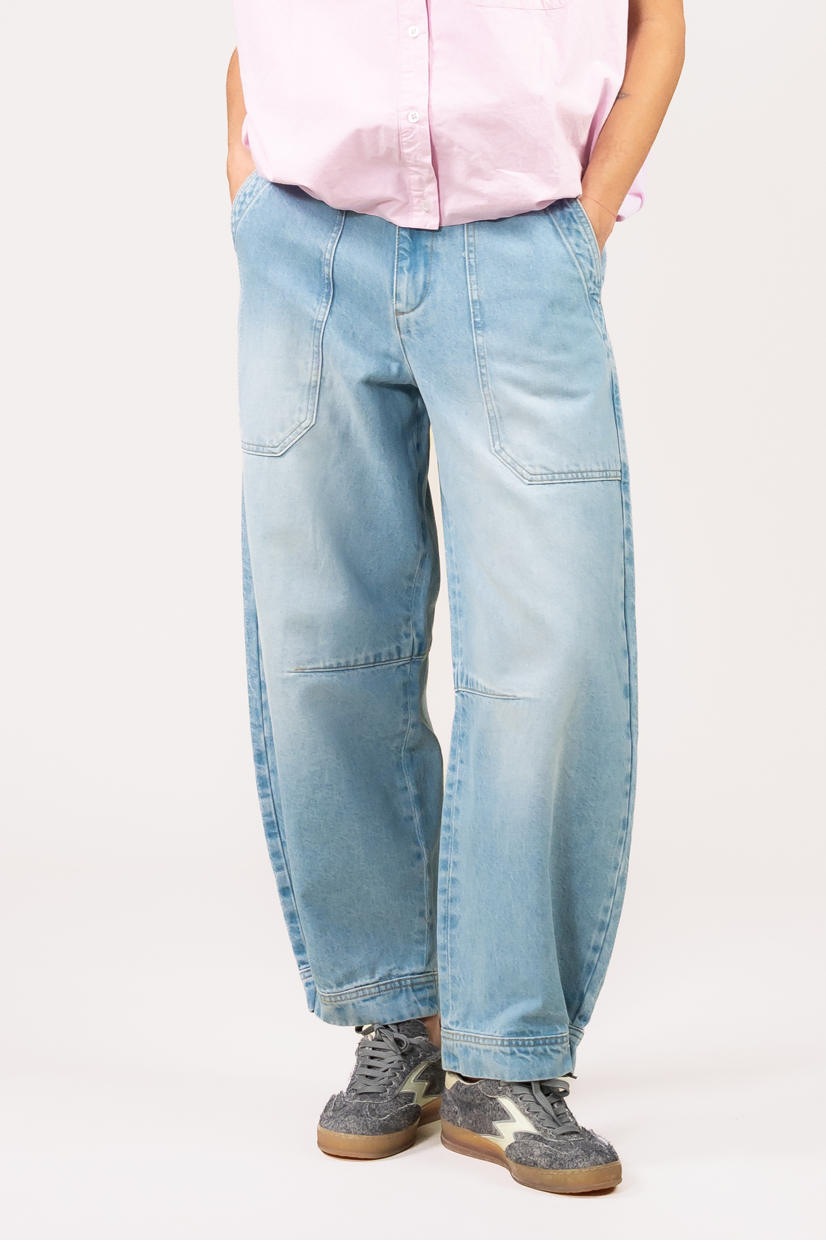 Kuyichi  Jeans Jane Barrel Lichtblauw