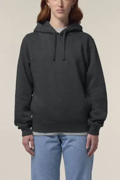 UNIPOLAR mannen vegan Hoodie Sound Donkergrijs GemÃªleerd