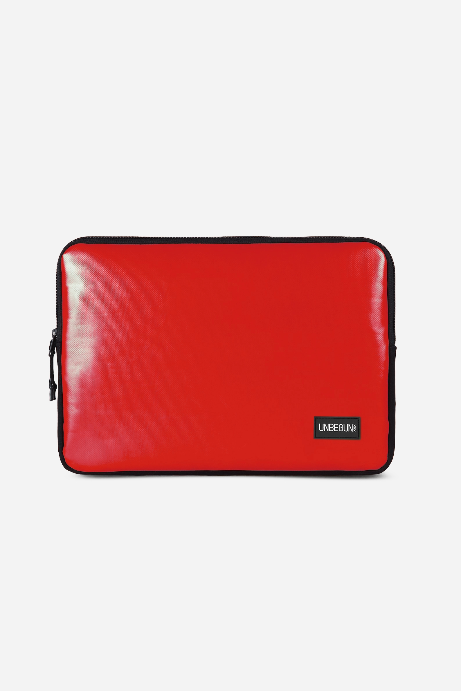 UNBEGUN mannen vegan Laptop Hoes Rood