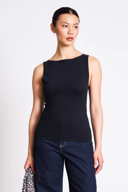 JAN 'N JUNE  Top Boothals Felis Zwart