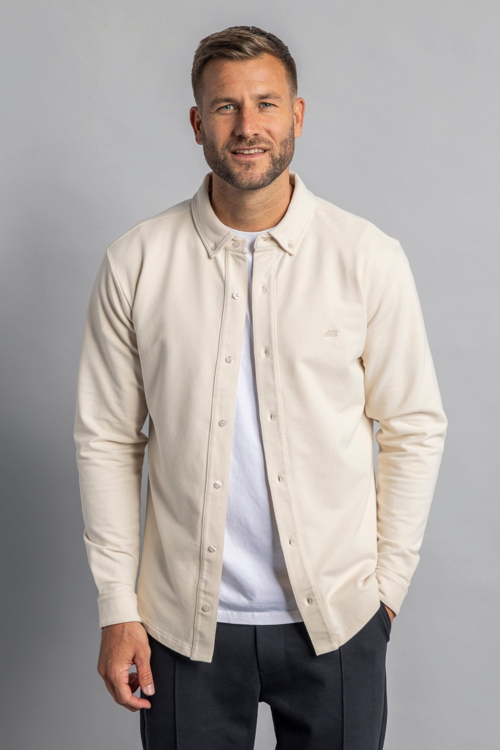DIRTS mannen vegan Shirt Jersey Oat Milk