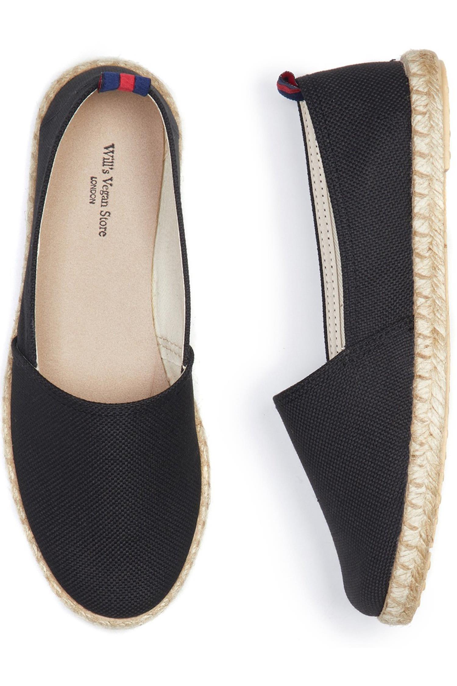 Will's Vegan Store  Loafers Espadrille Zwart