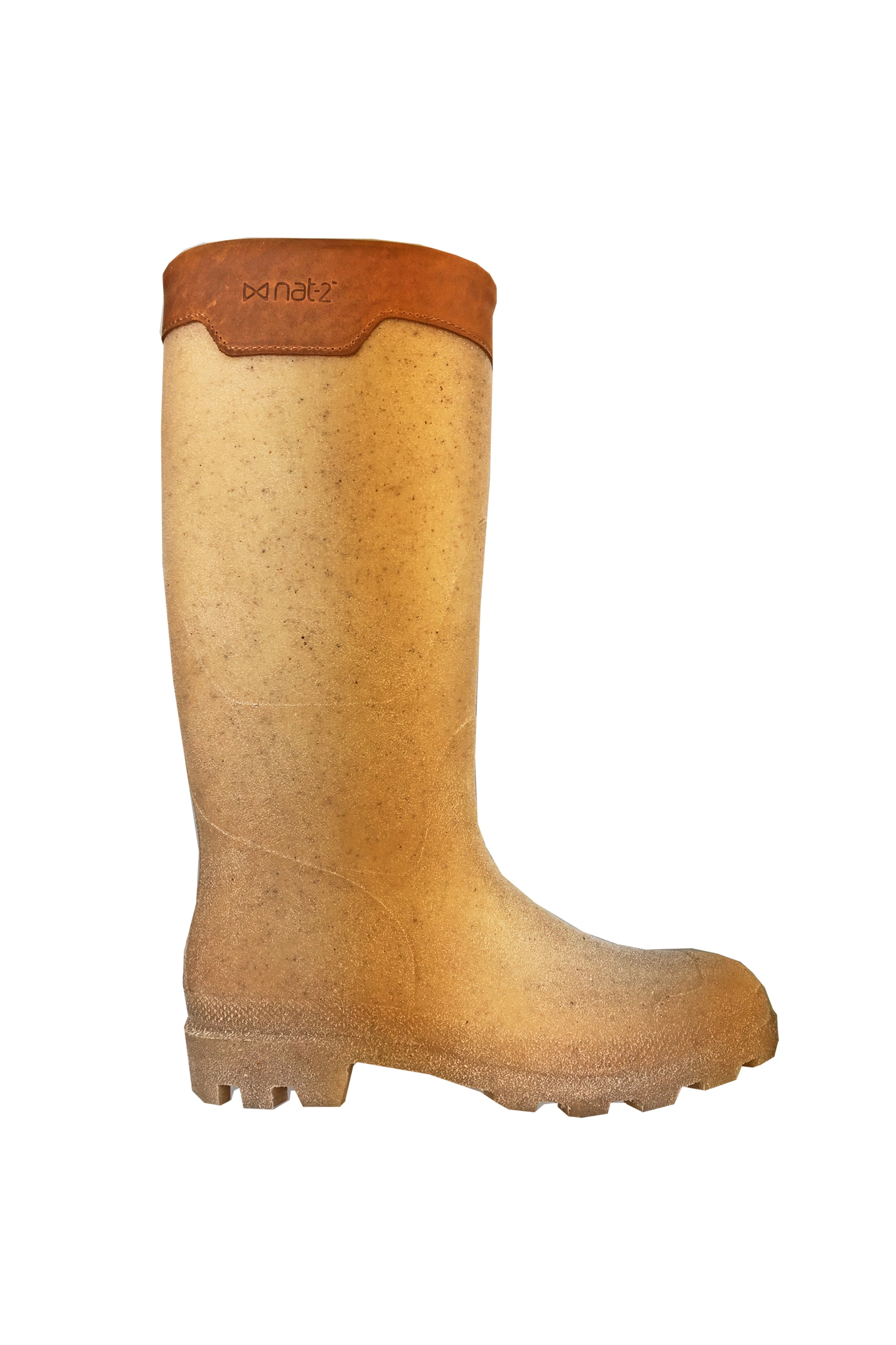 nat-2 mannen vegan Regenlaarzen Rugged Prime Bully Corn 100% Waterdicht Oranje