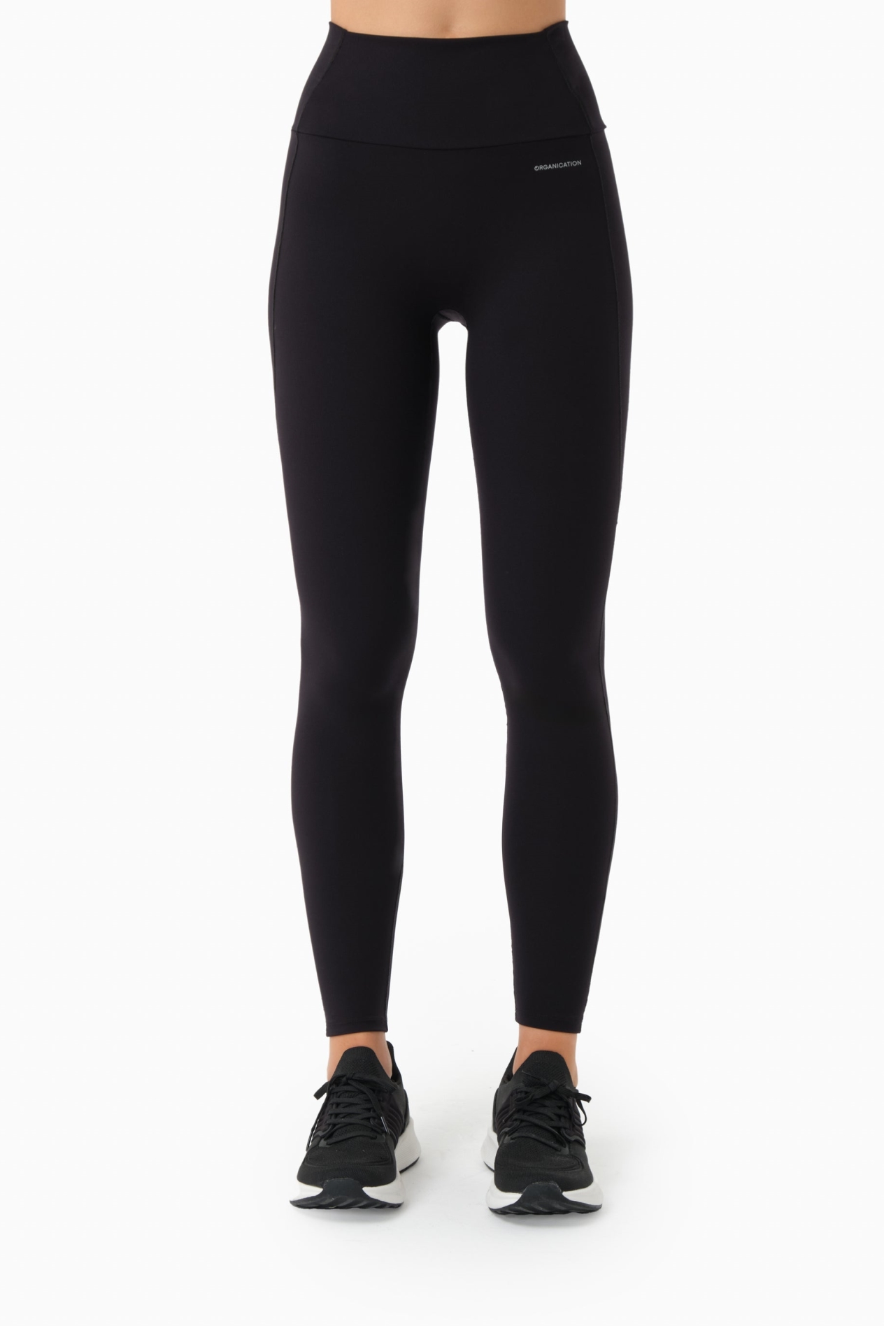 ORGANICATION  Legging Hoge Taille Linnda Zwart