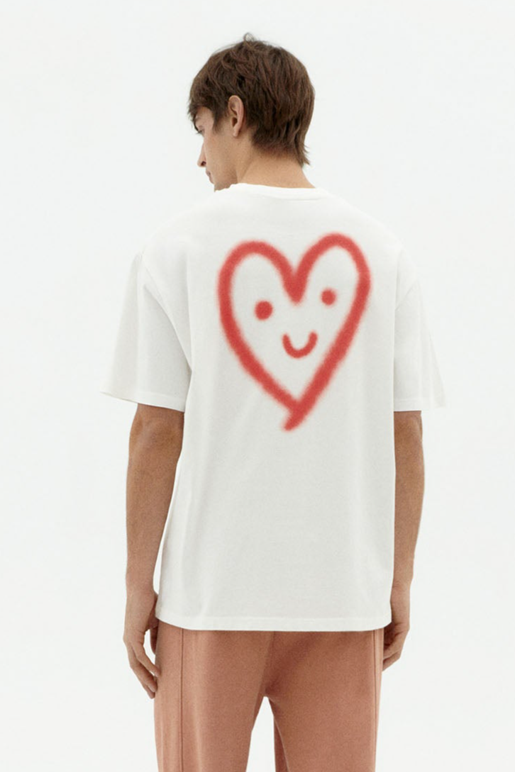 Thinking MU Hart T-Shirt Wit