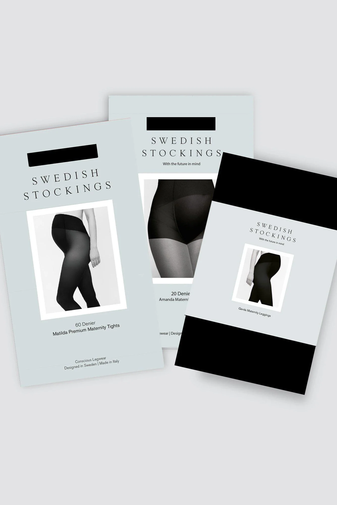 Swedish Stockings  Bundel Zwangerschapsleggings/Panty's Zwart