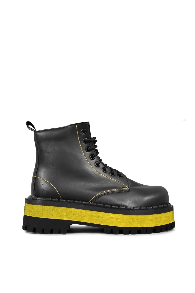 Altercore  Schoenen 653 Vegan Zwart & Geel