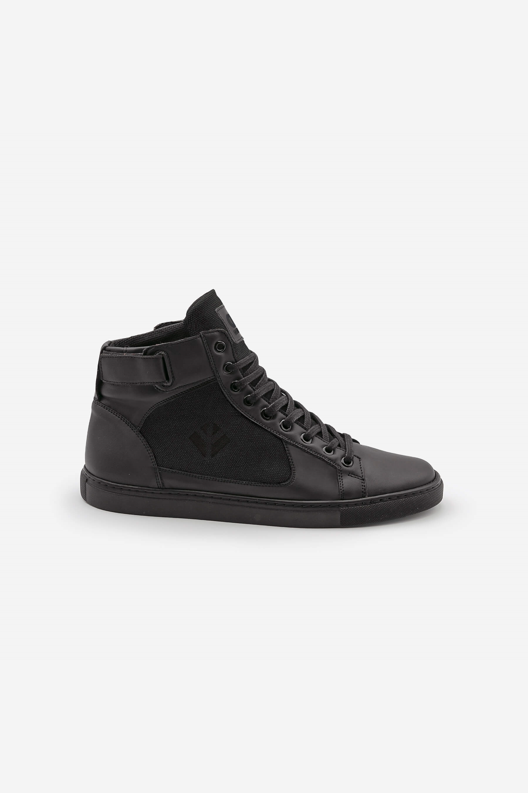 COG mannen vegan Sneakers Wallace Zwart Druif