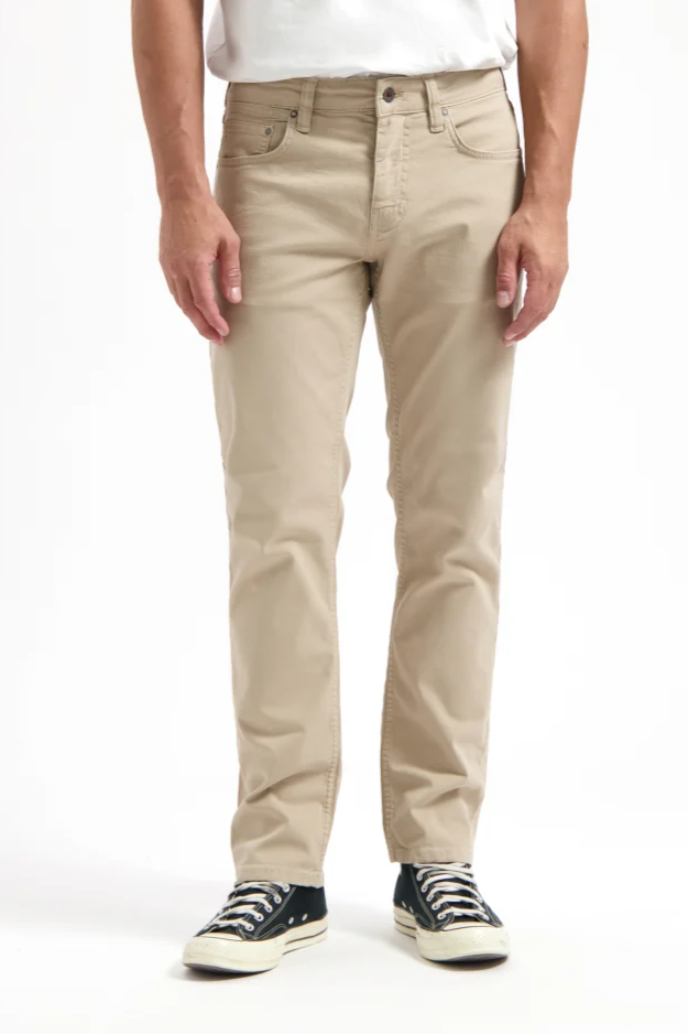 Kuyichi Nick Straight Zandbruin Heren Jeans