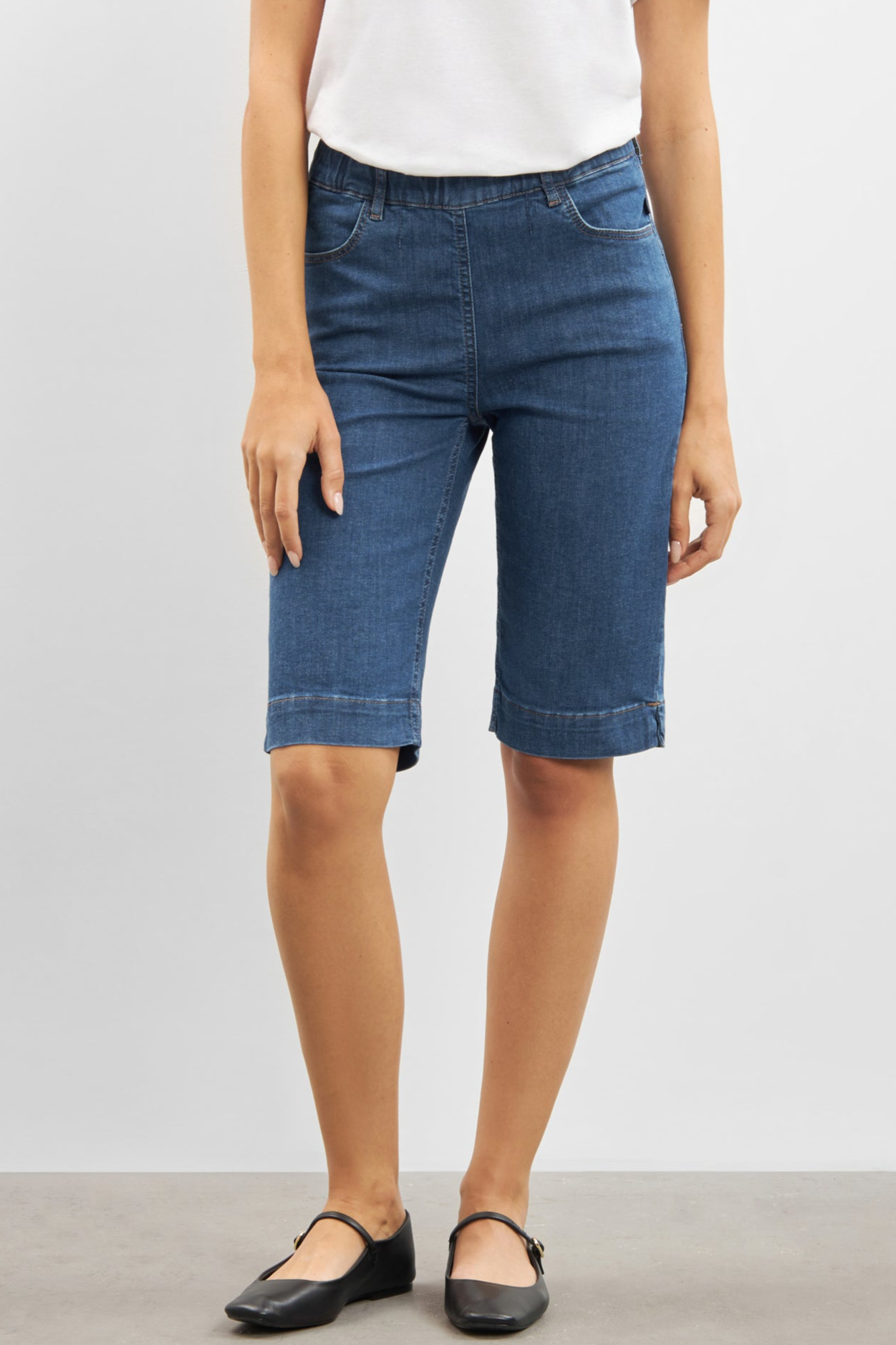 LAURIE  Shorts Regular Kelly Blauw Denim