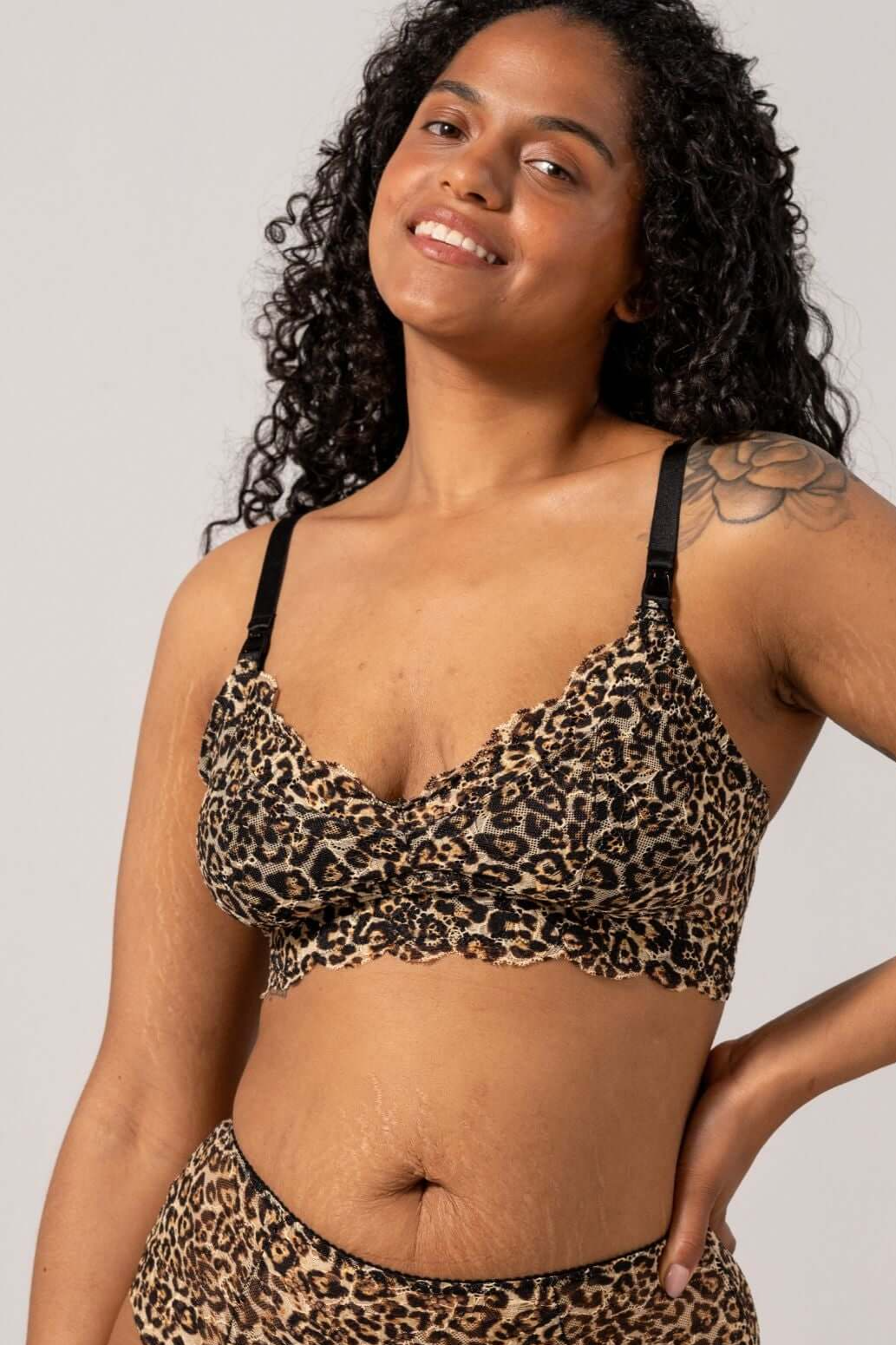 Understatement  Kanten Voedingsbralette Luipaard