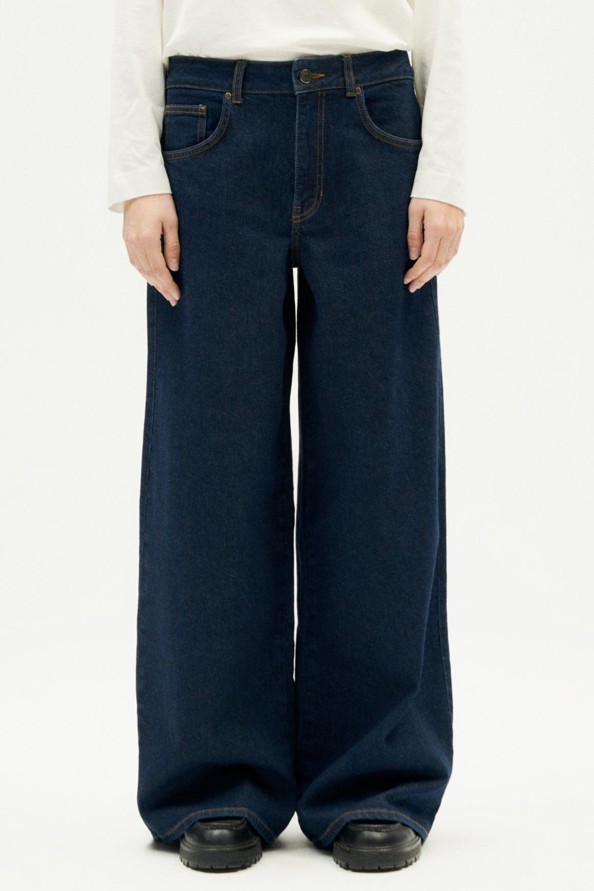 Thinking MU  Jeans Hedda Donkerblauw