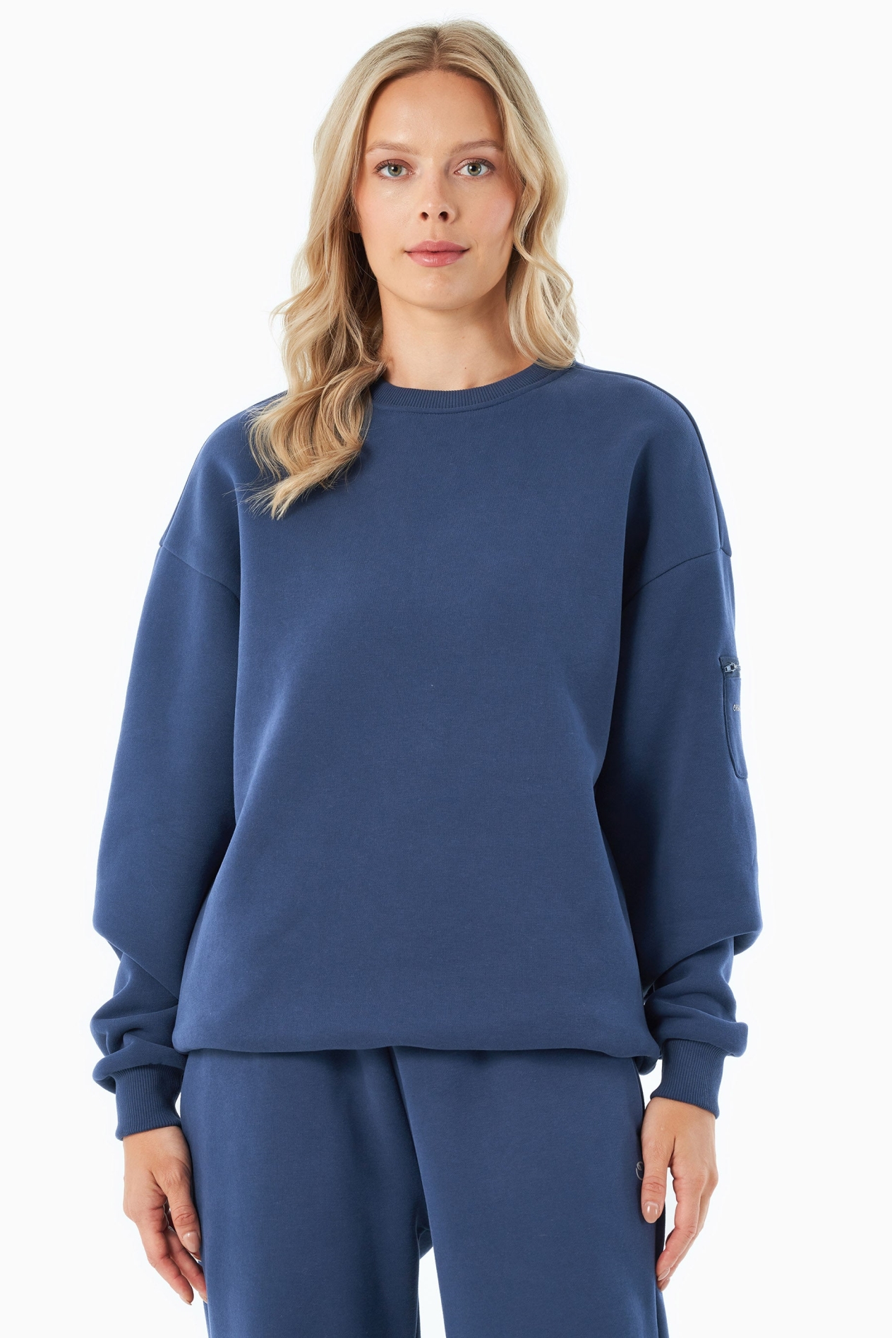ORGANICATION mannen vegan Sweatshirt Saylorr Navy