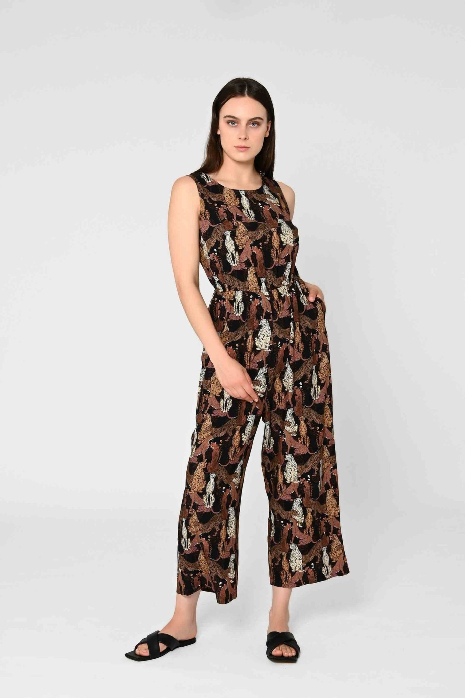 LOVJOI  Jumpsuit Staine Ecovero Wild Cats