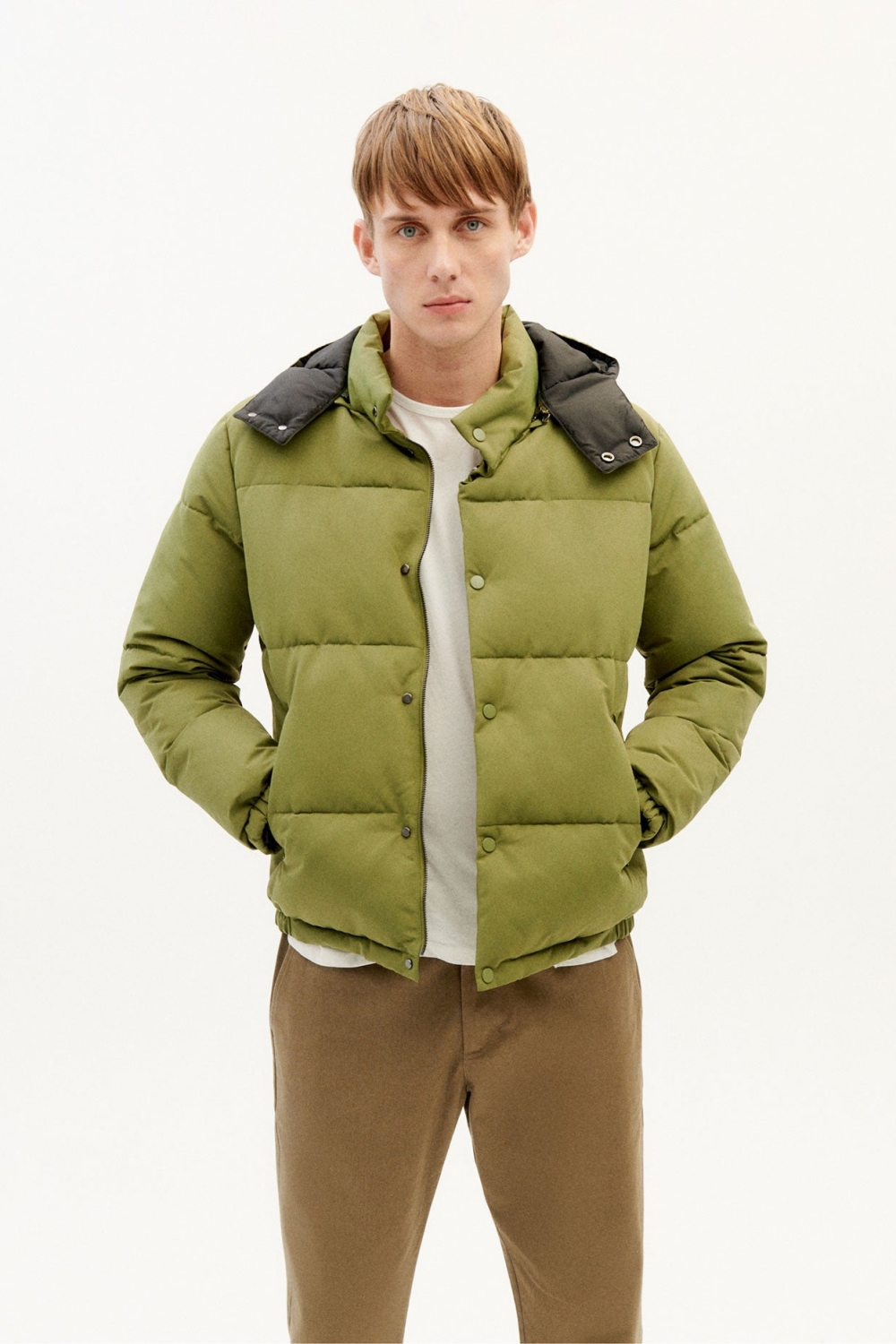 Thinking MU mannen vegan Jas Emmet Groen