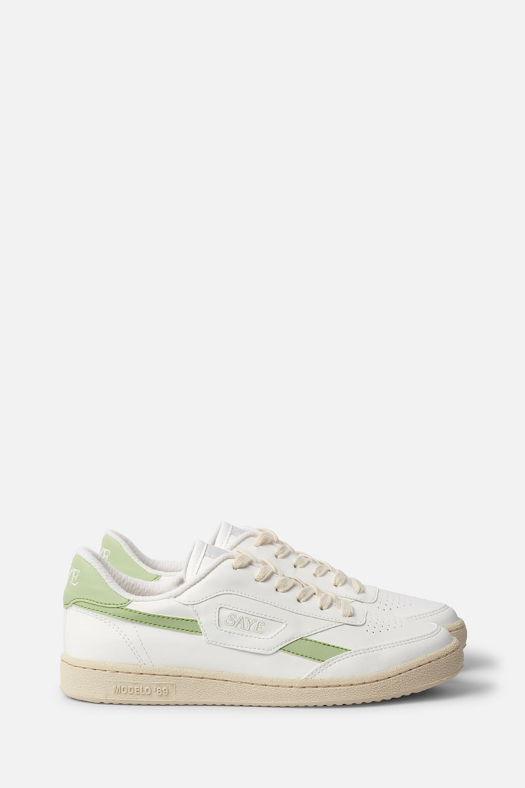 SAYE mannen vegan Sneaker Modelo '89 Lima Groen