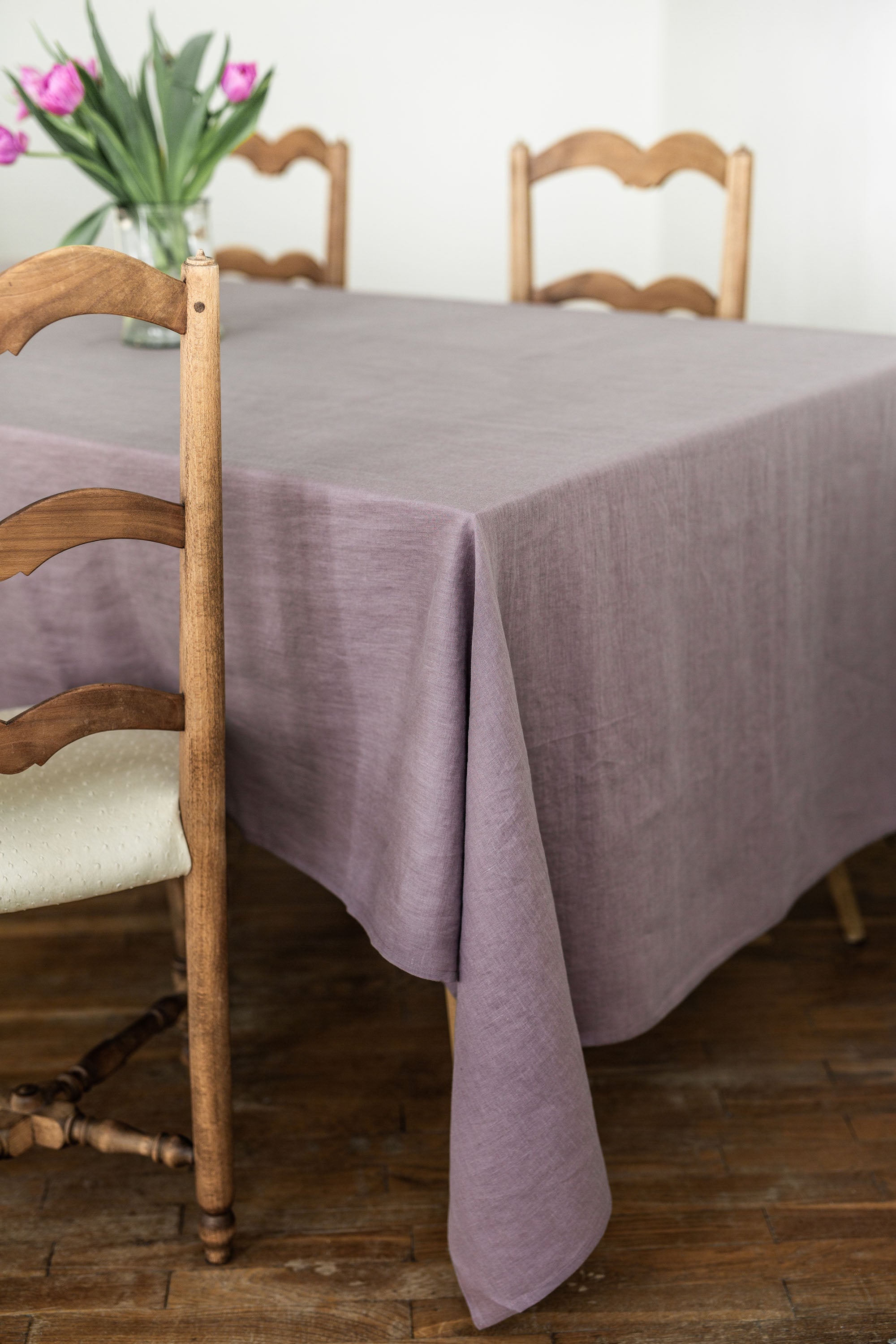 AmourLinen  Linnen Tafelkleed Lavendel