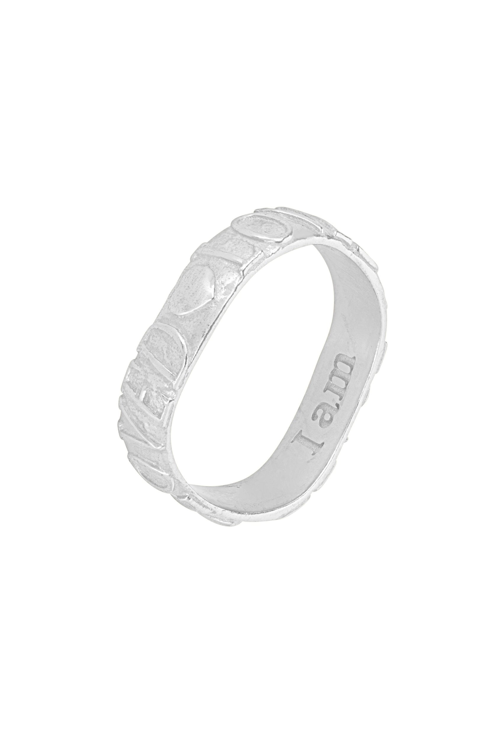 Loft and Daughter  Stapelring Loved Affirmation Silver