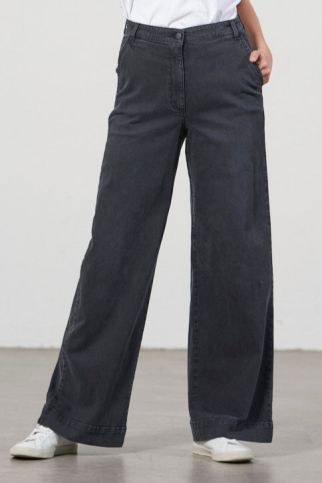 Feuervogl  Jeans Hyperflex Raven Zwart
